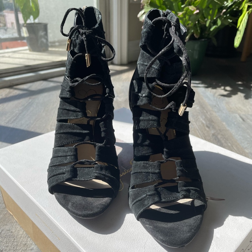 Jessica Simpson Lace Up Heels